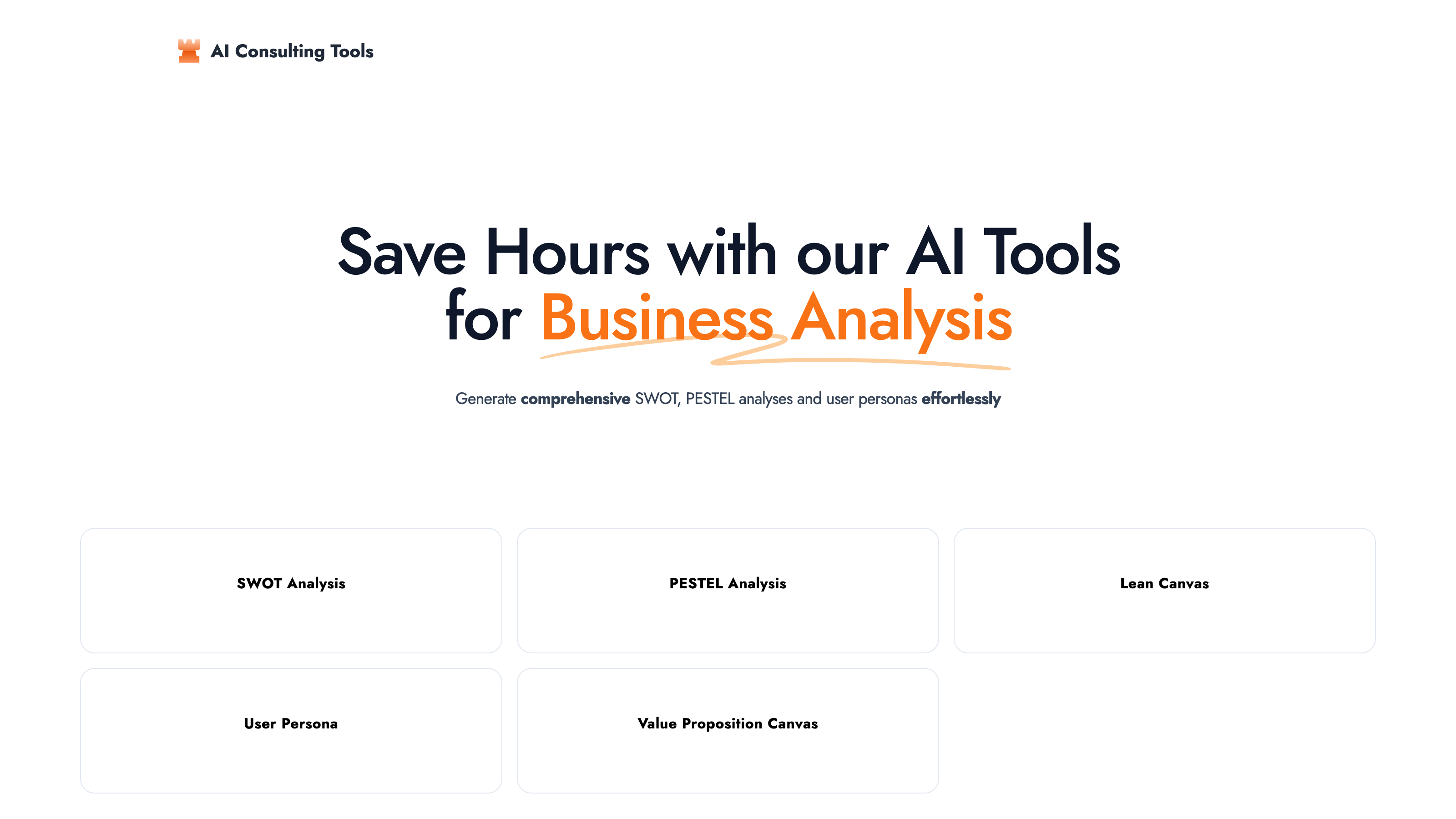 AI Consulting Tools