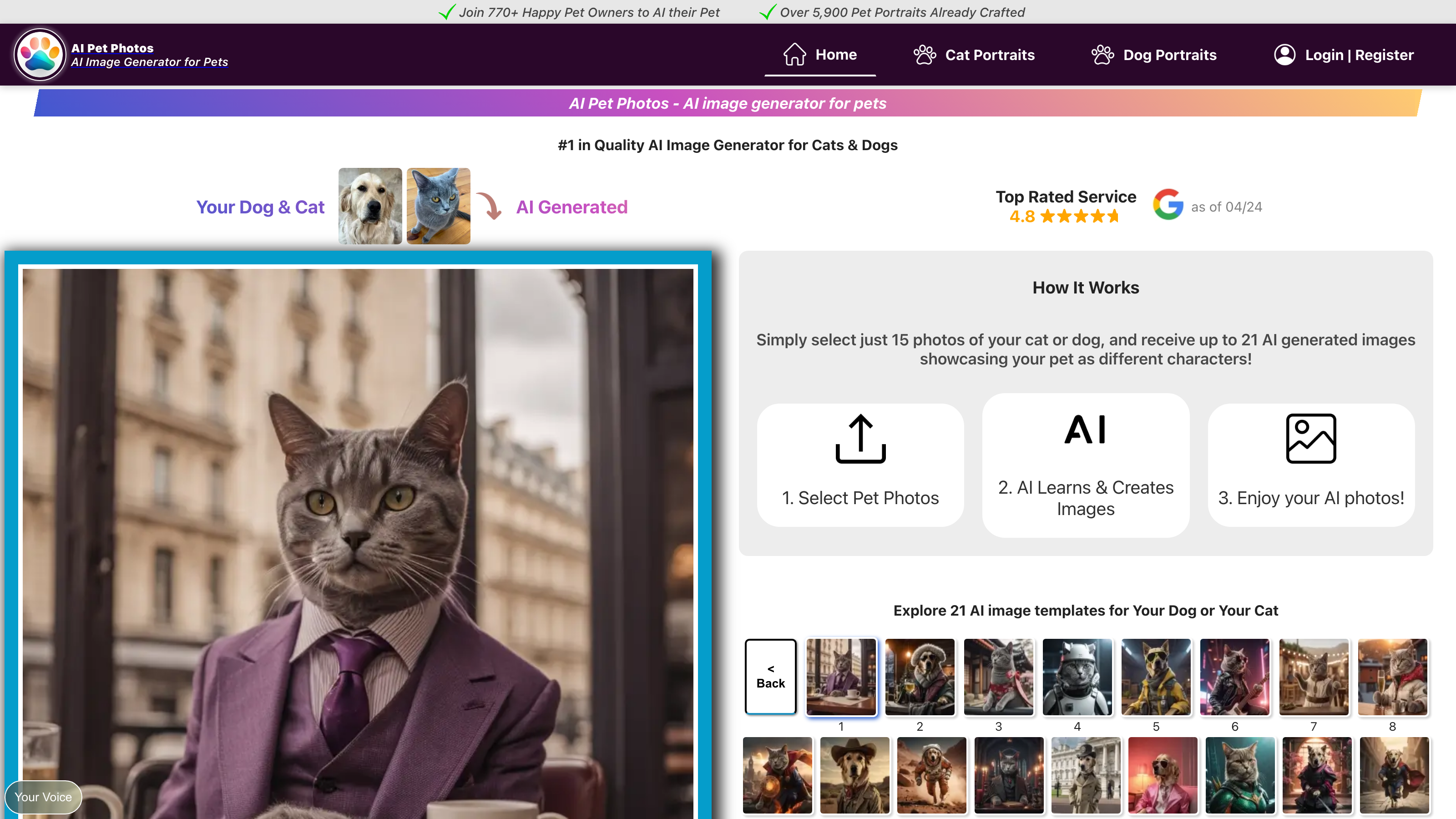 AI Pet Photos