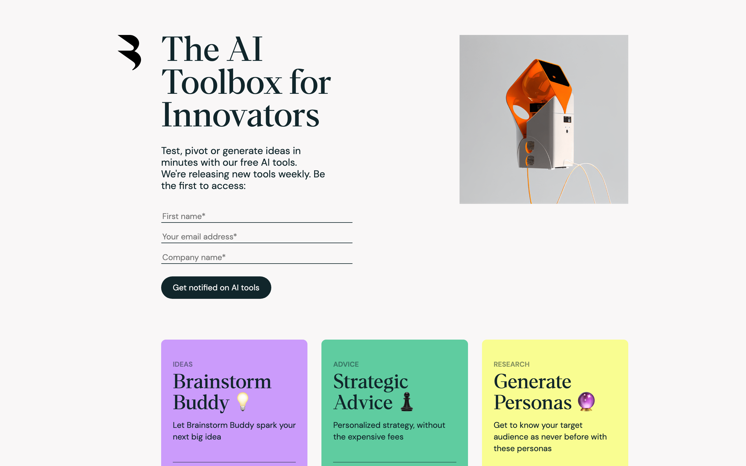 AI Toolbox for Innovators