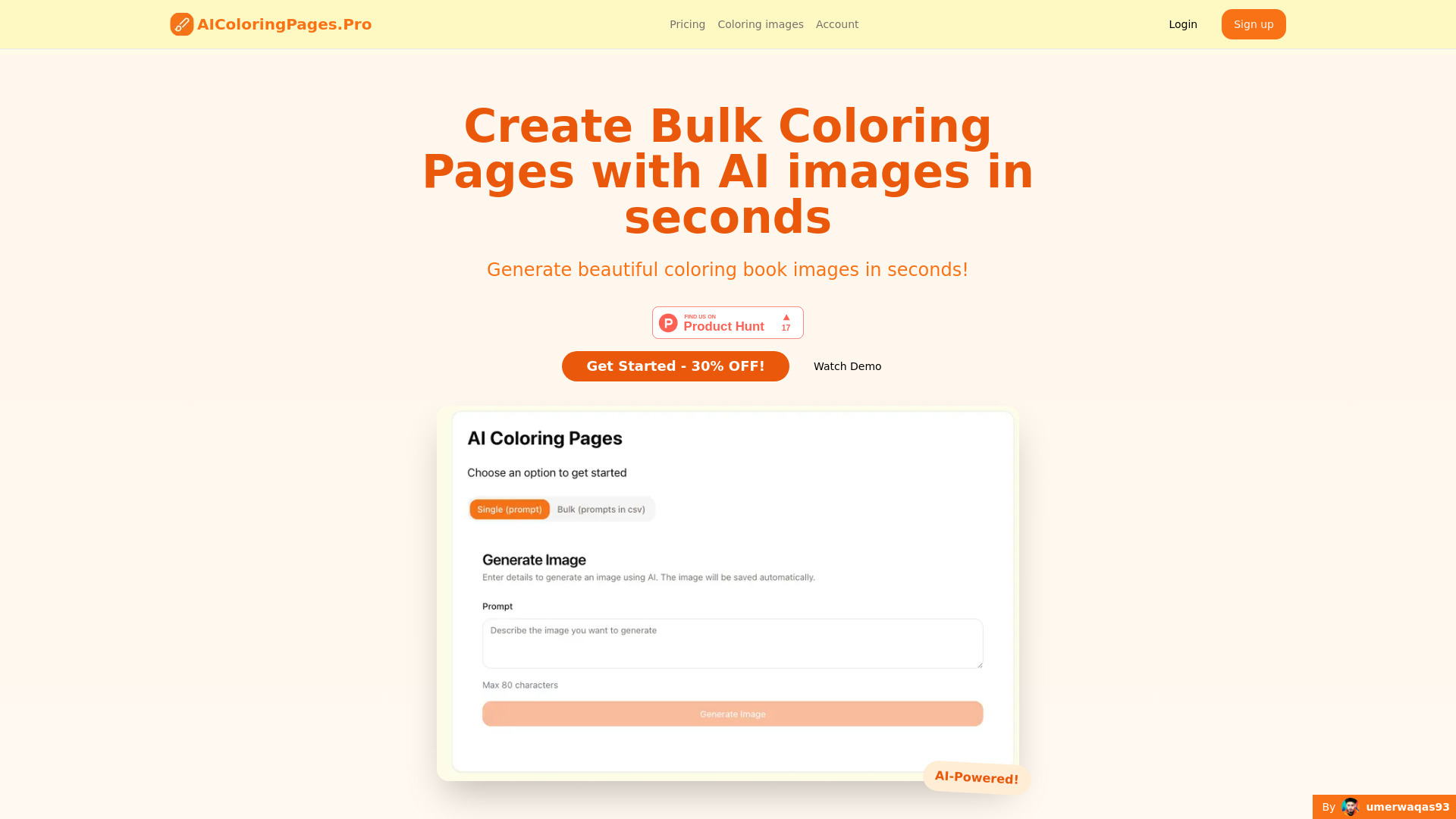 AIColoringPagesPro - Coloring Pages Bulk