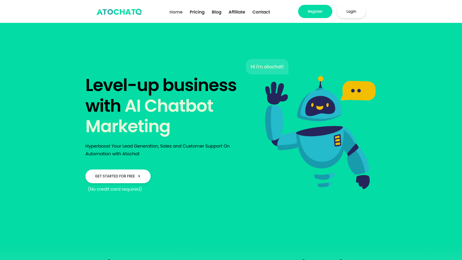 Atochat - Chatbot Marketing Software