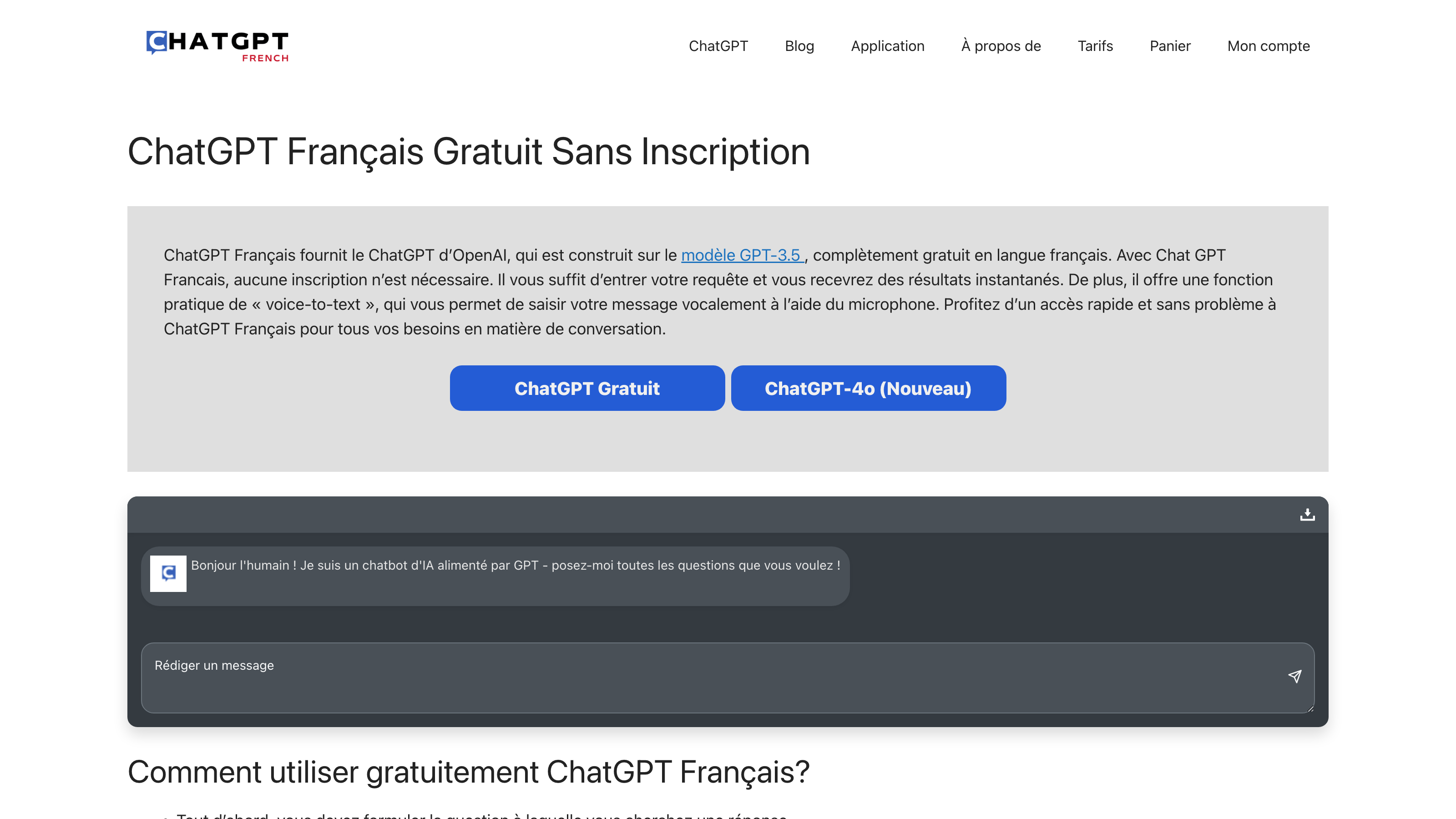 ChatGPT Français (French)