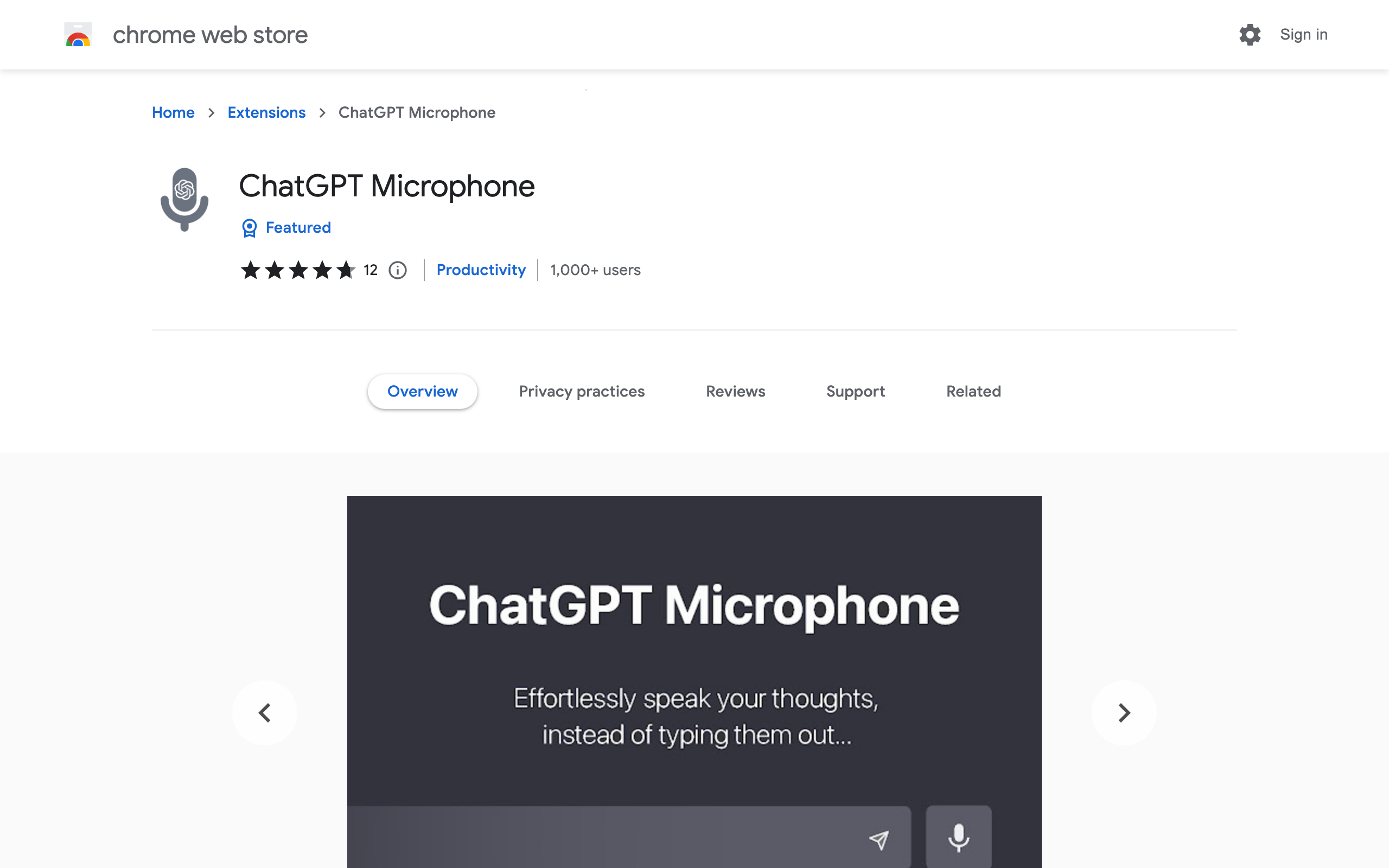ChatGPT Microphone