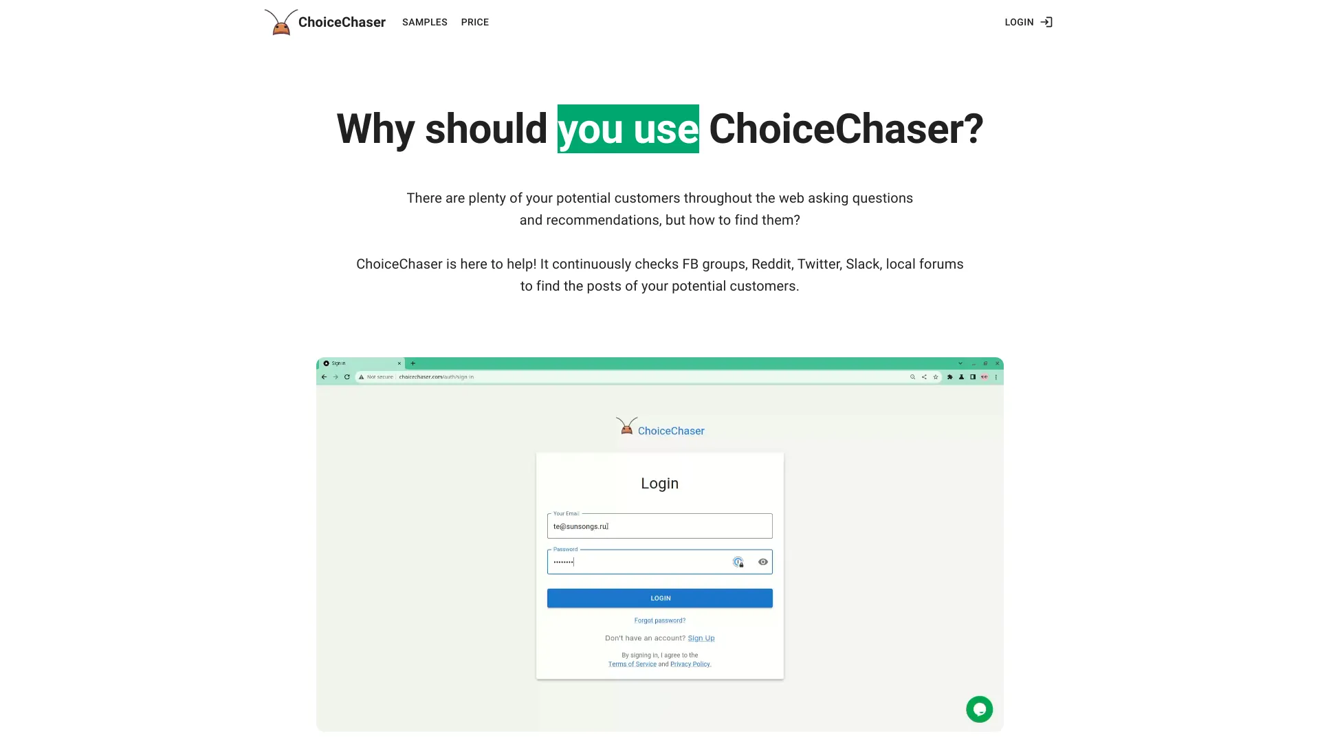 ChoiceChaser