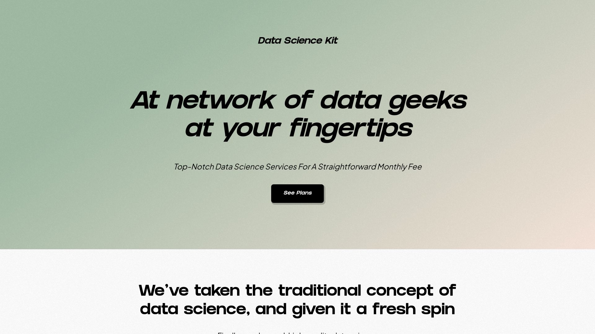 Data Science Kit