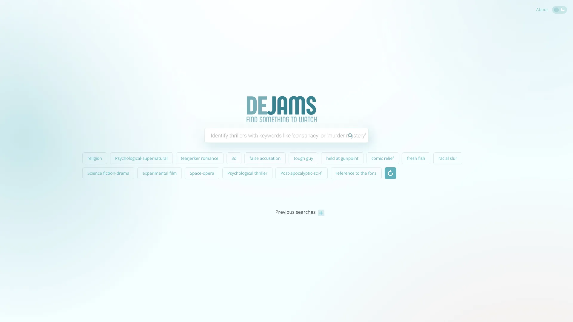 Dejams - A smart movie search engine