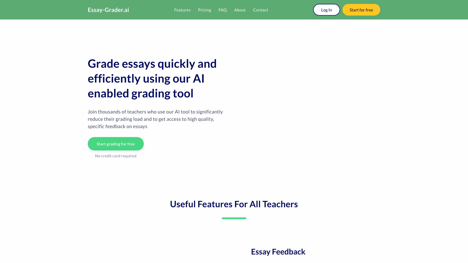 Essay-Grader.ai - Grade essays in seconds using AI