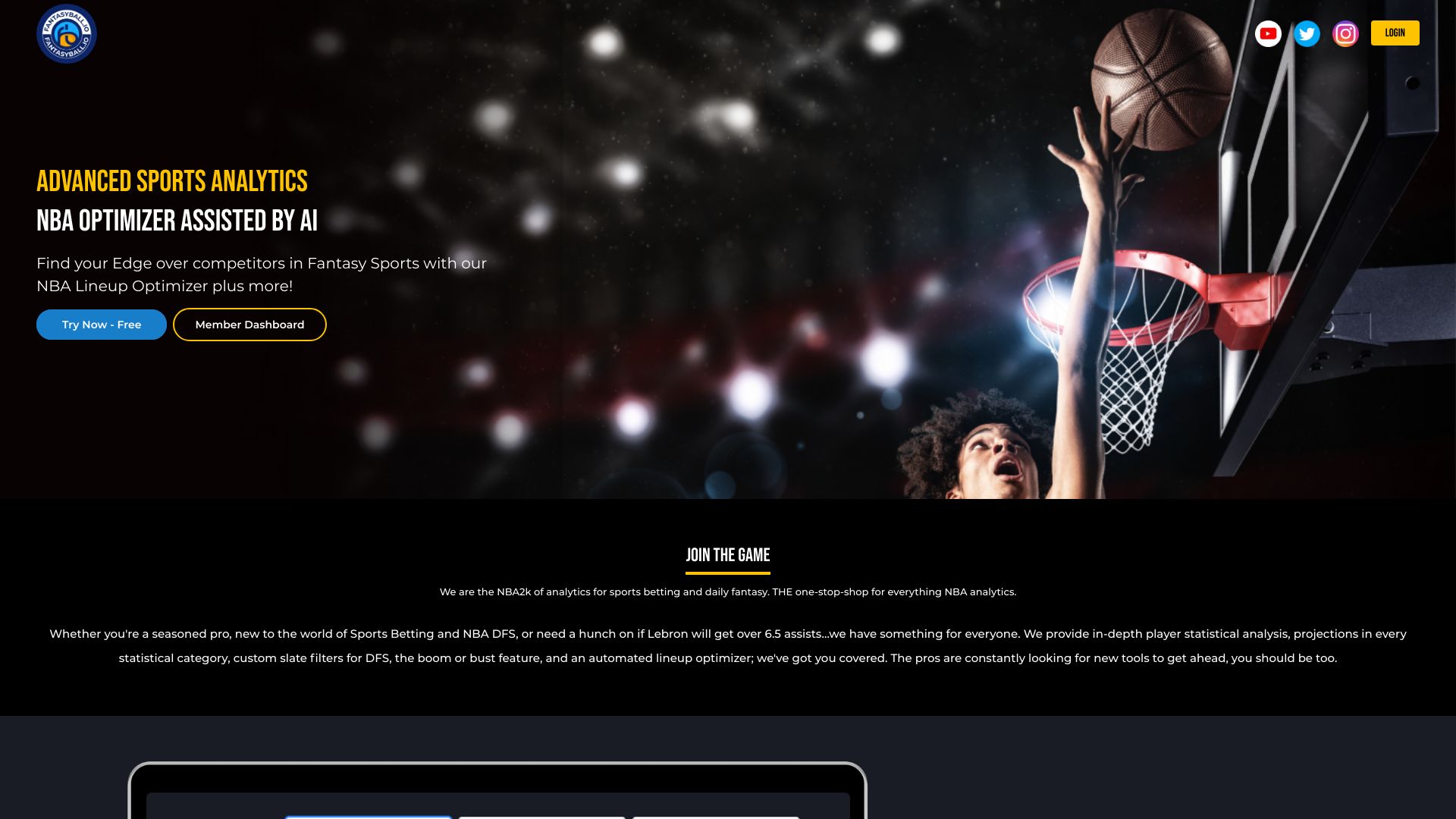 FantasyBall NBA Optimizer