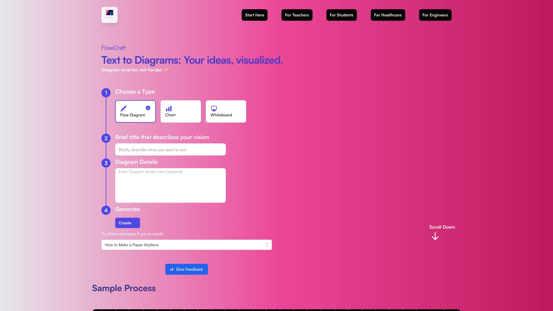 FlowCraft - AI DIagrams & Whiteboard