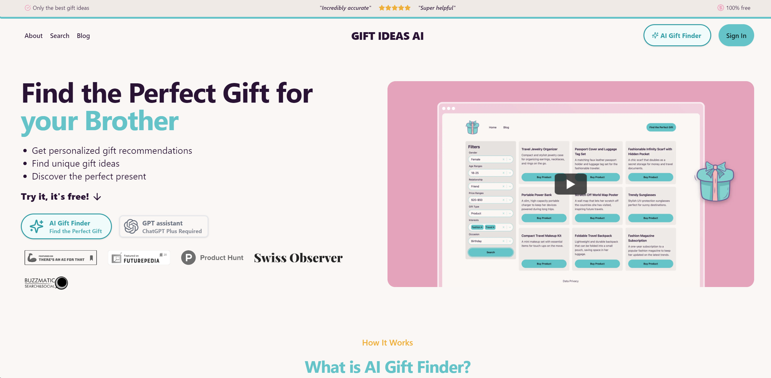 Gift Ideas AI