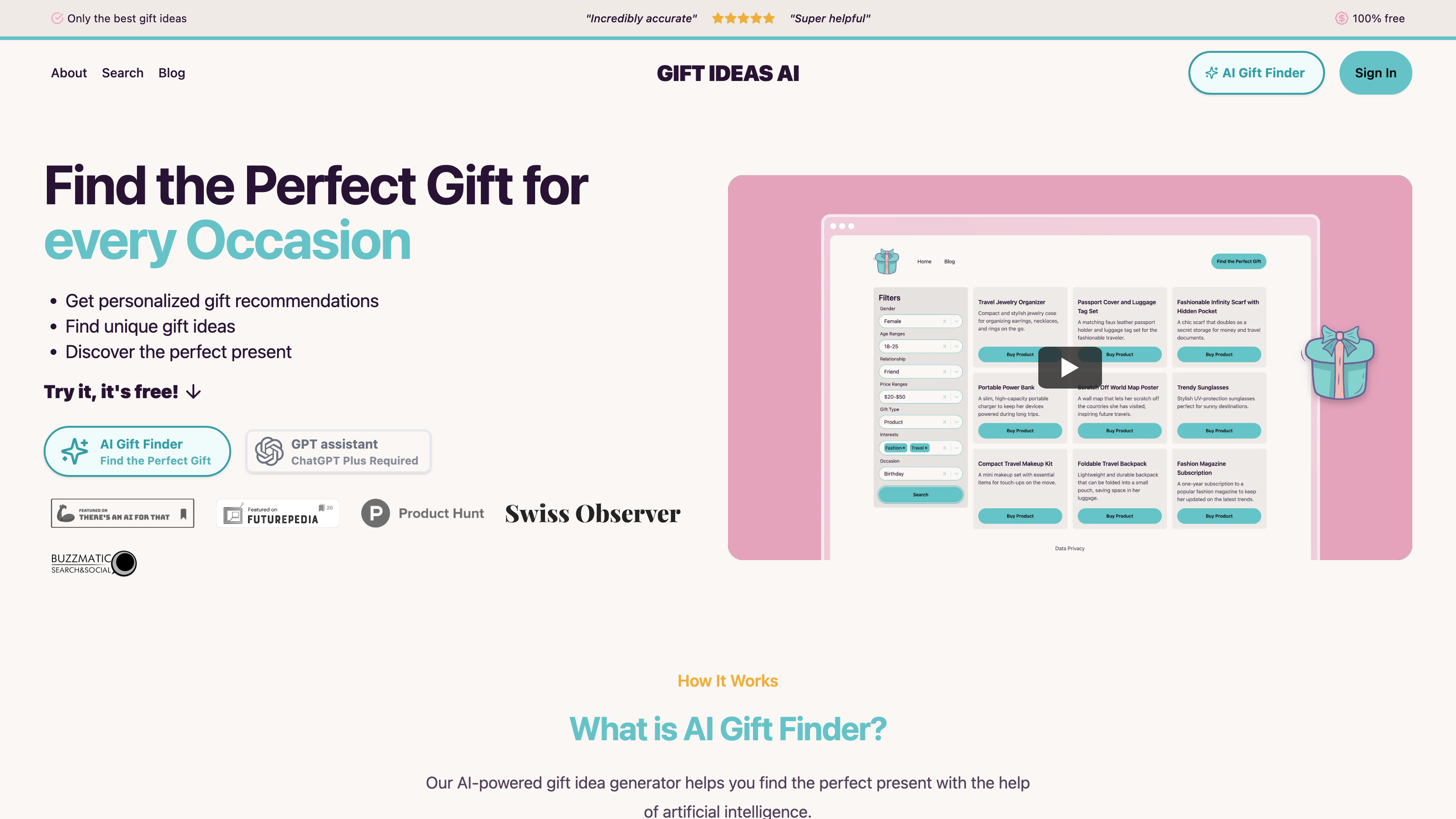 Gift Ideas AI