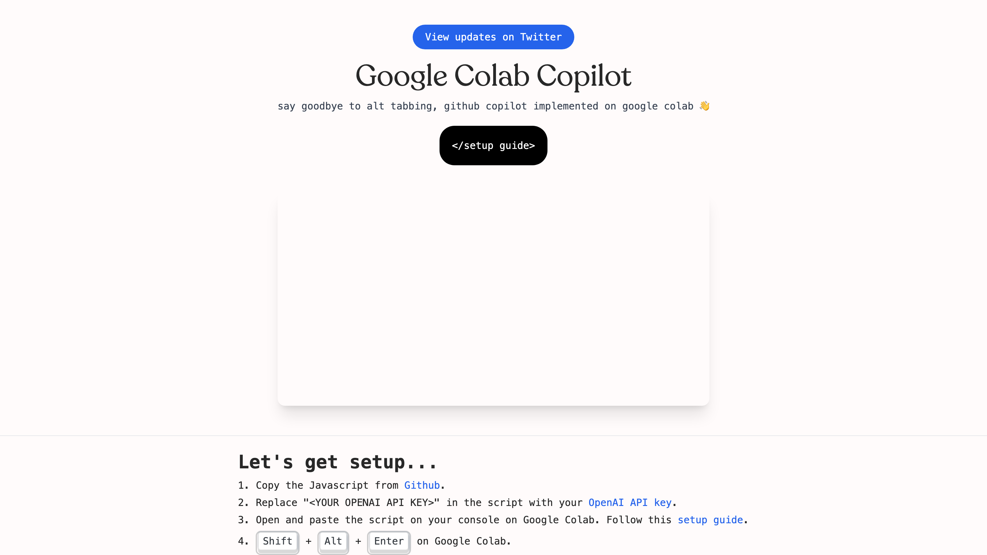 Google Colab Copilot