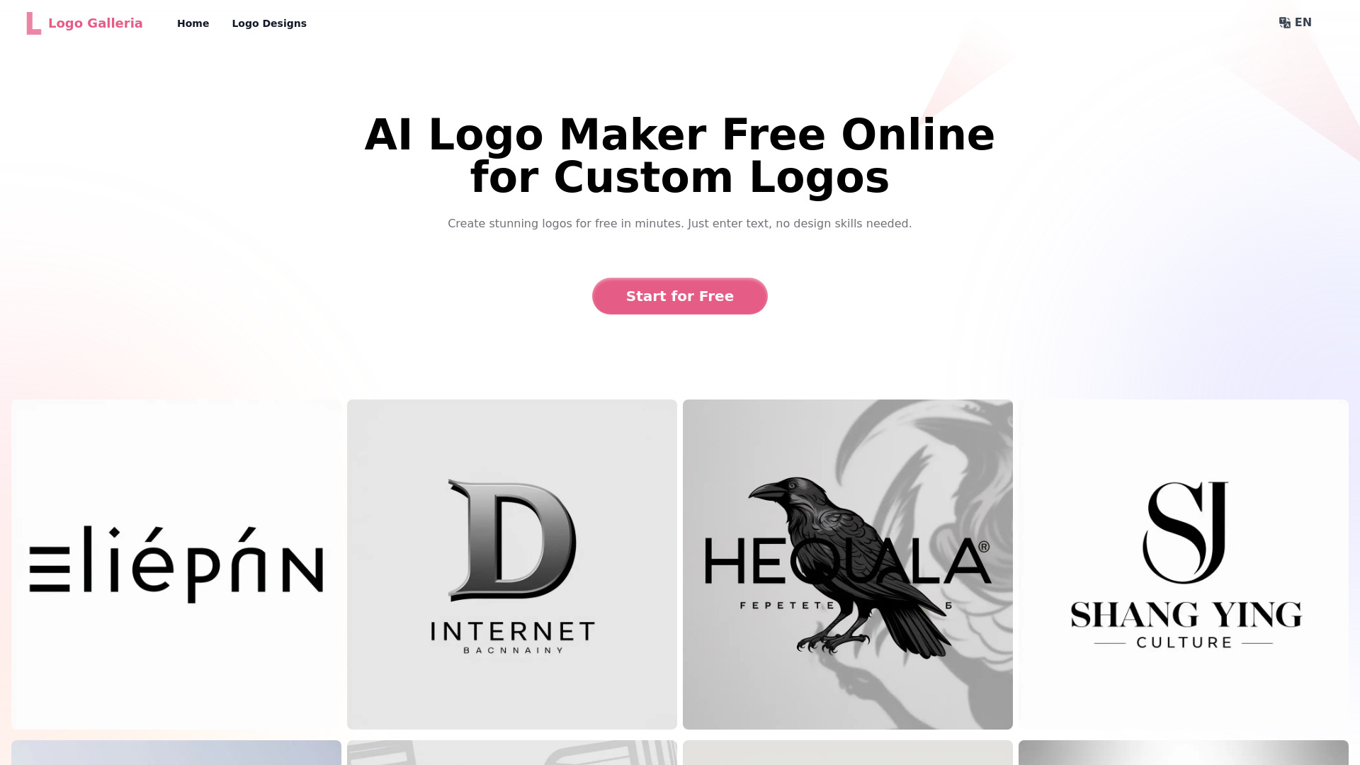 LogoGalleria: AI Logo Maker Free Online