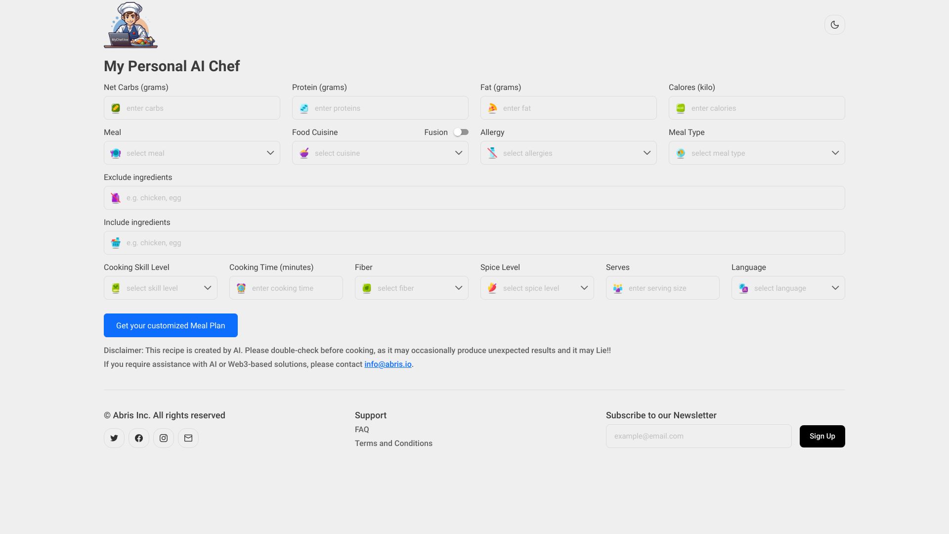 My AI Chef