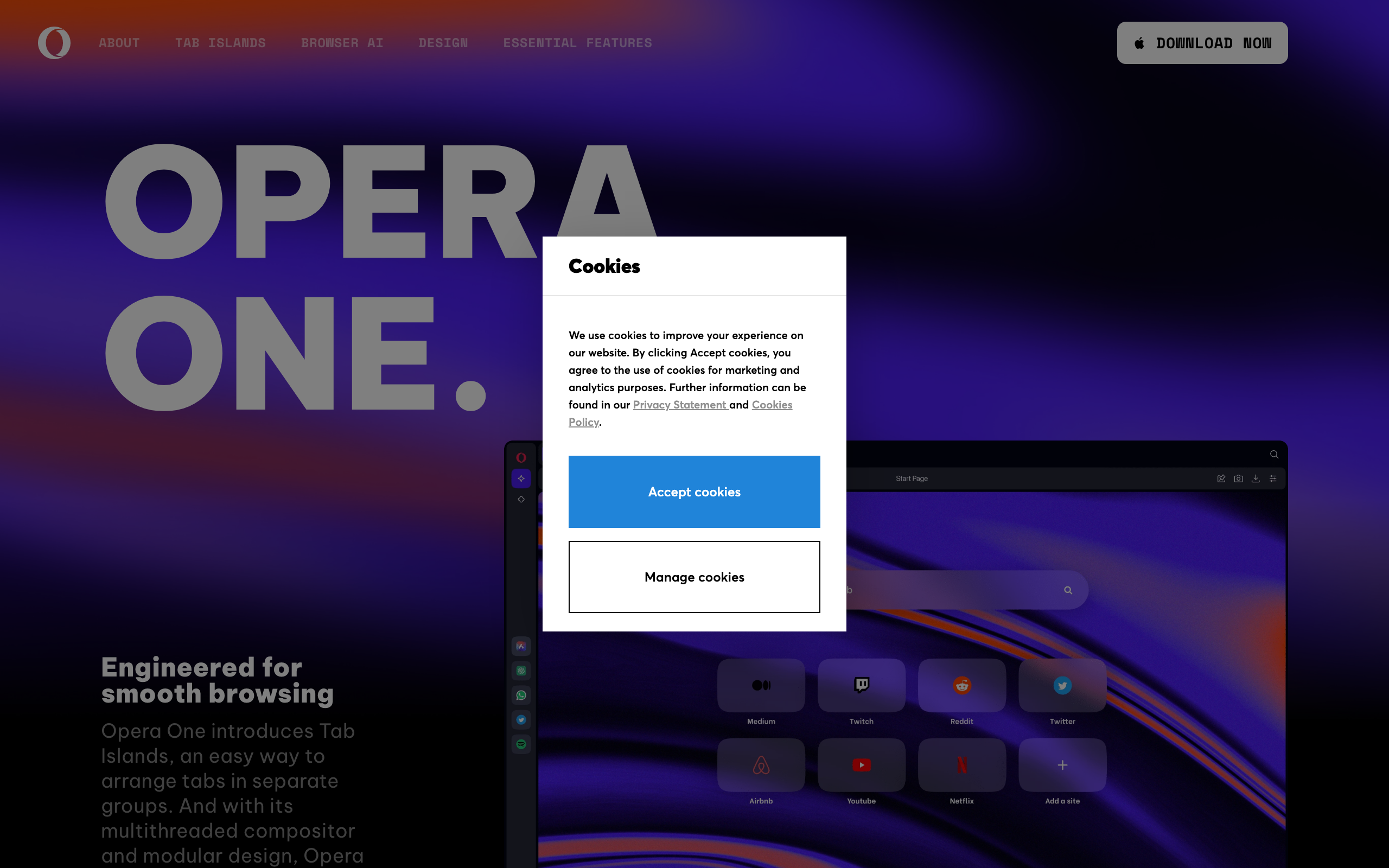 Opera One Browser