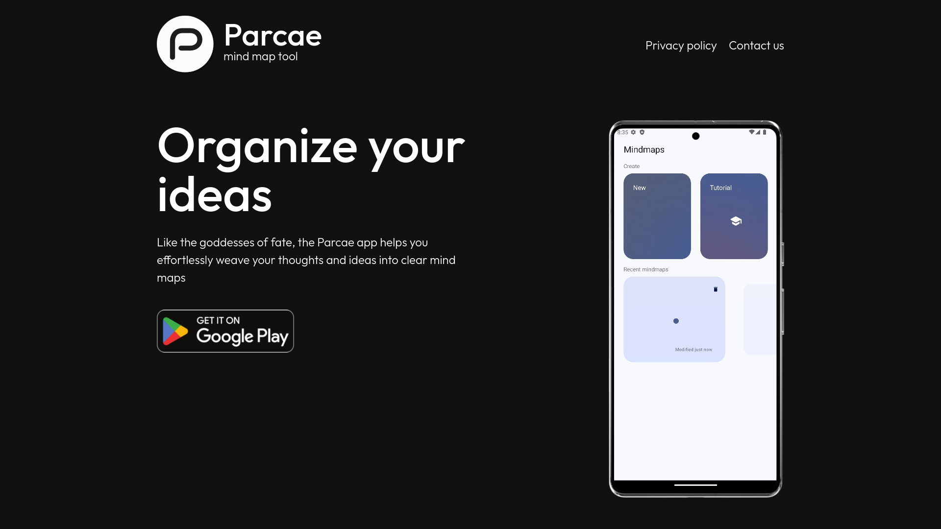 Parcae: AI Mind Map Creator