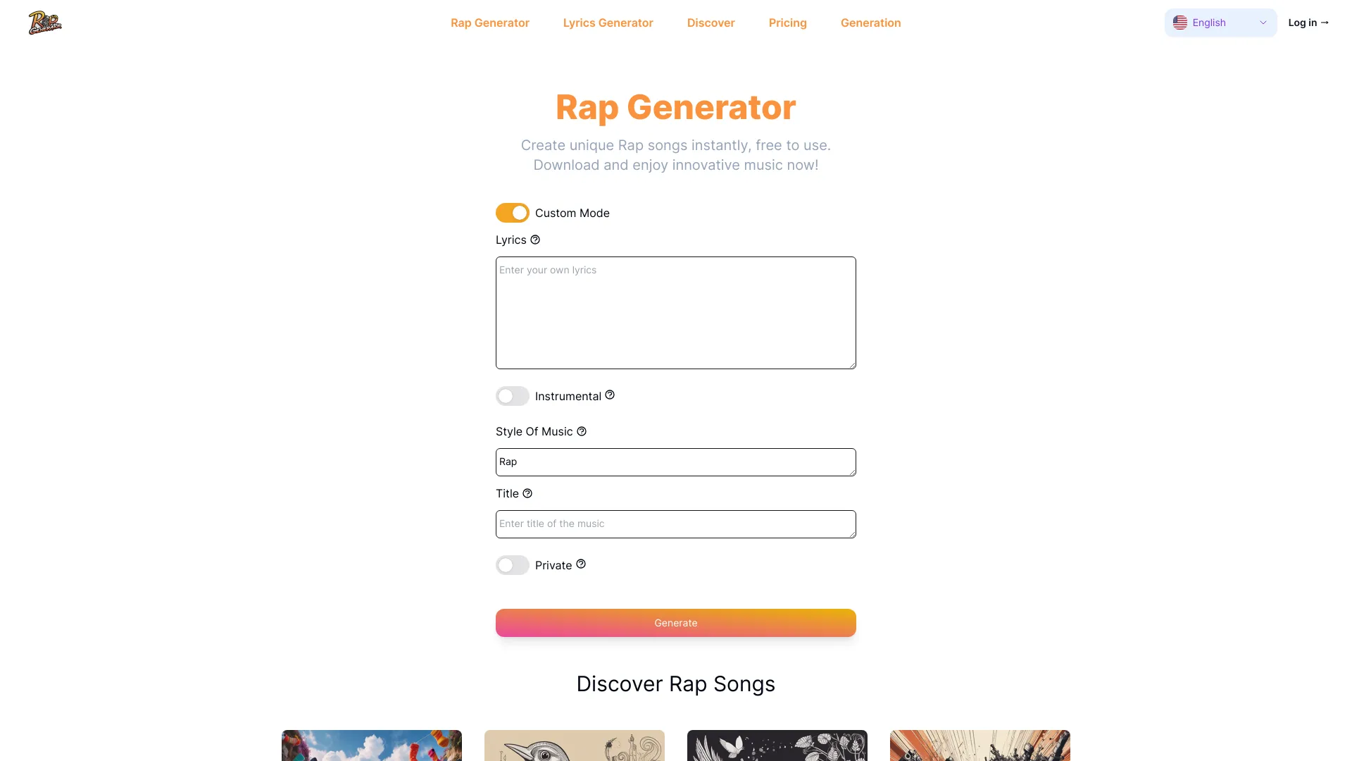 Rap Generator