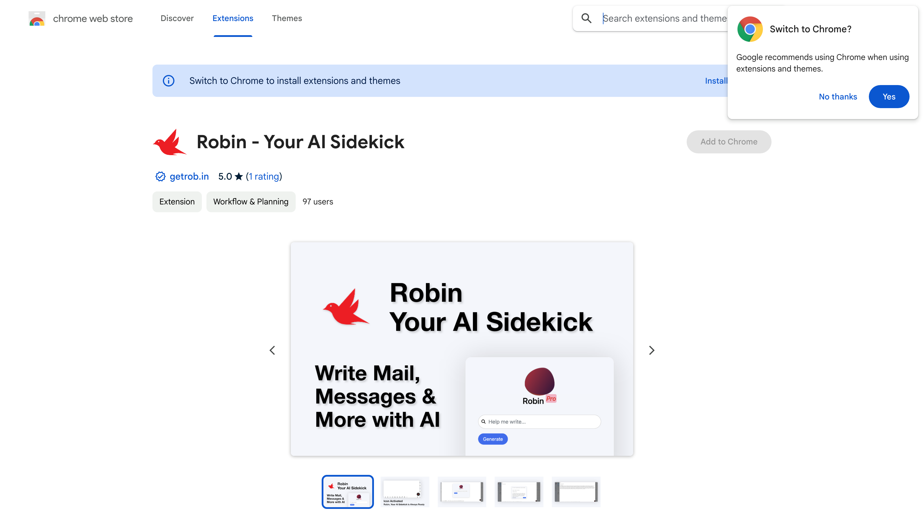 Robin - Your AI Sidekick