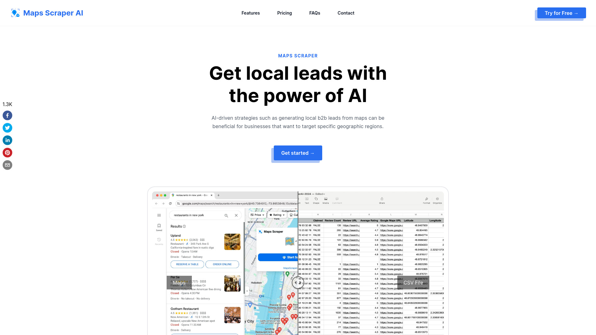 Scraper AI:Get Local Leads with AI