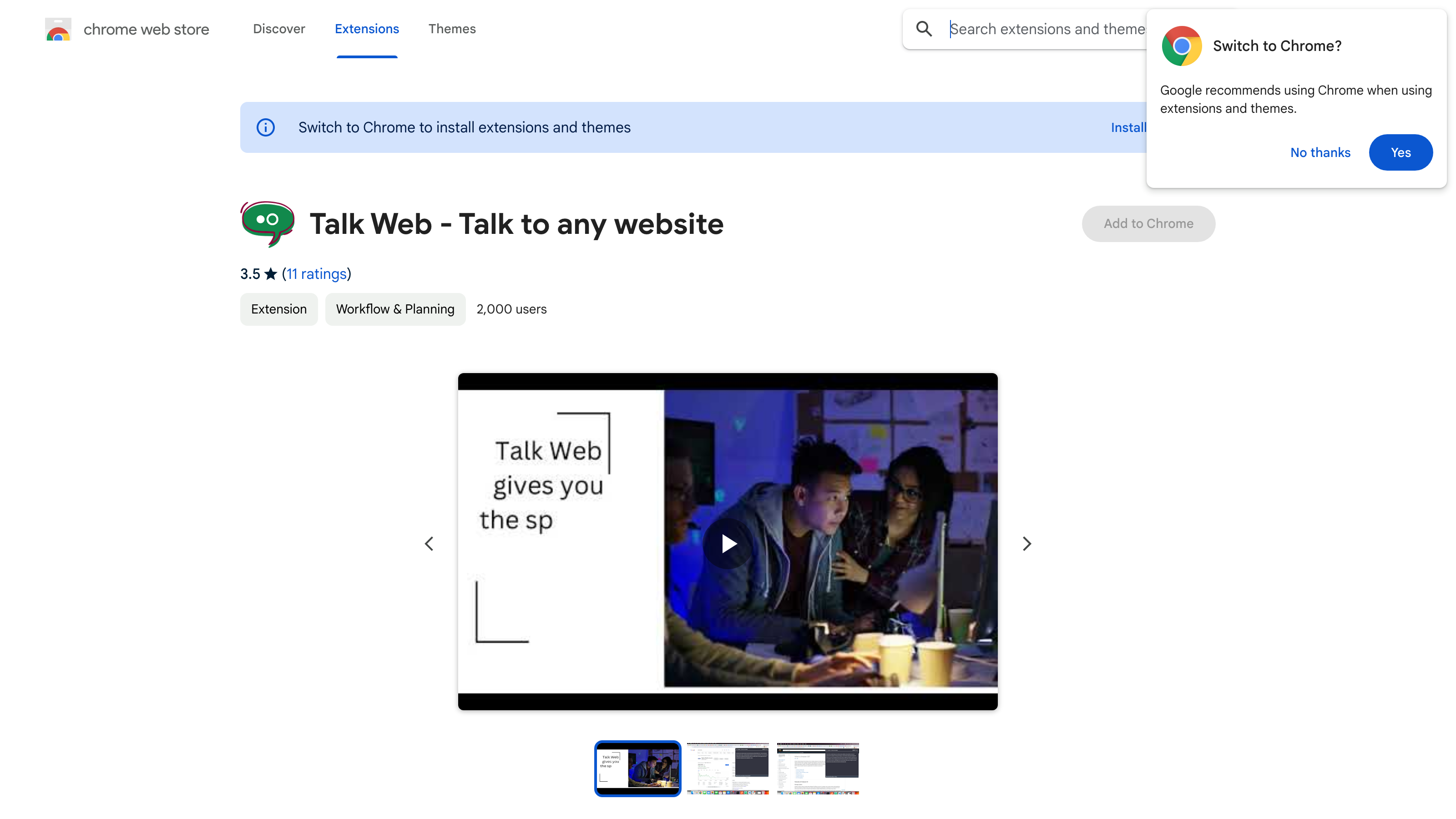 Talk Web