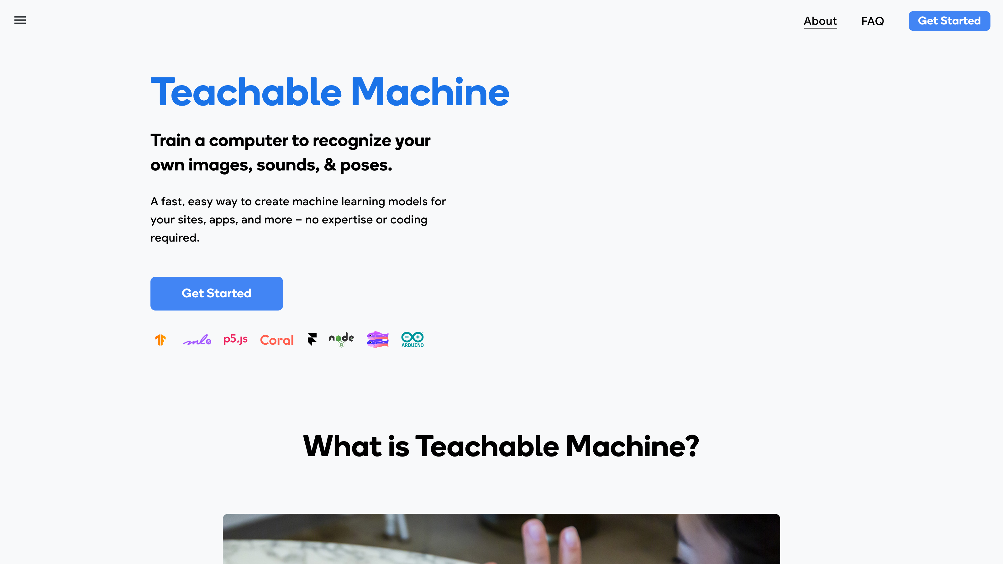 Teachable Machine