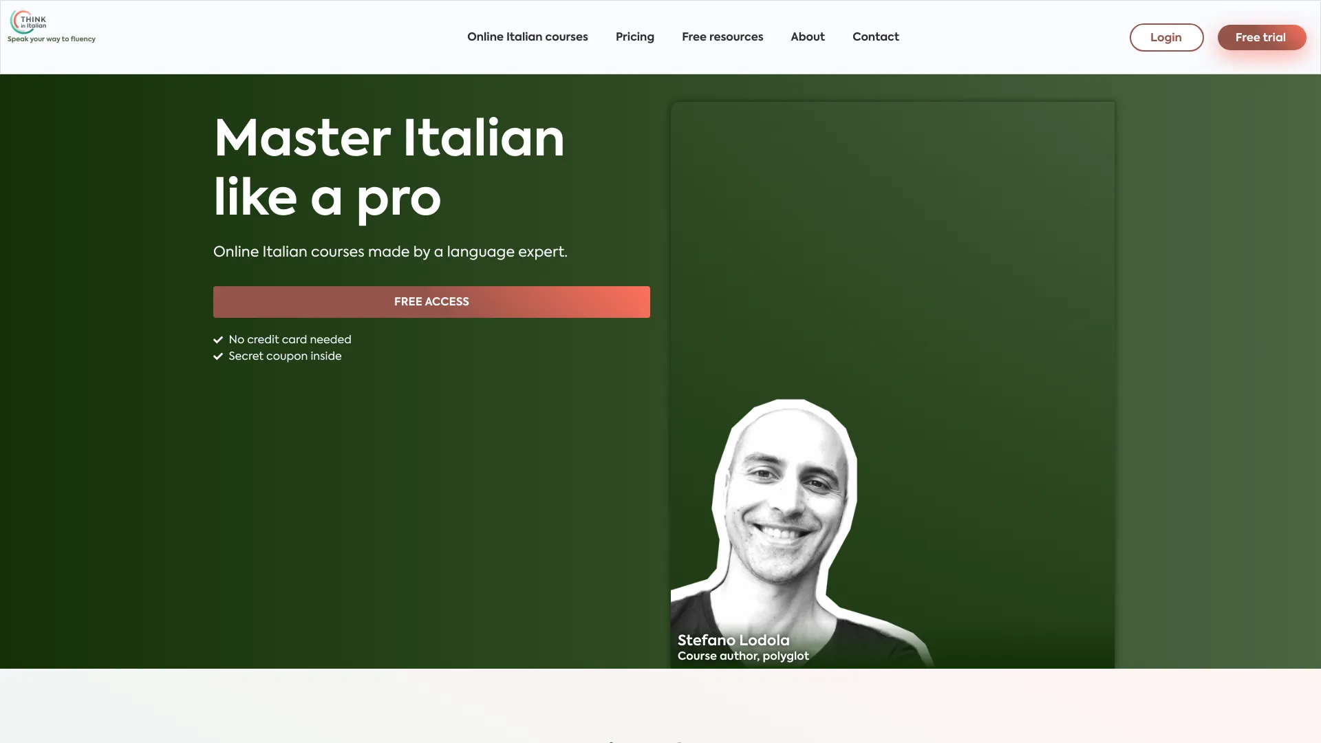 Think in Italian AI Tutor