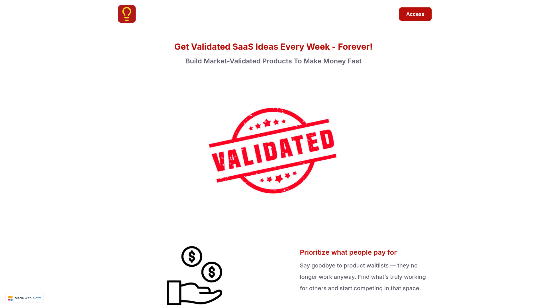 Validated SaaS Ideas