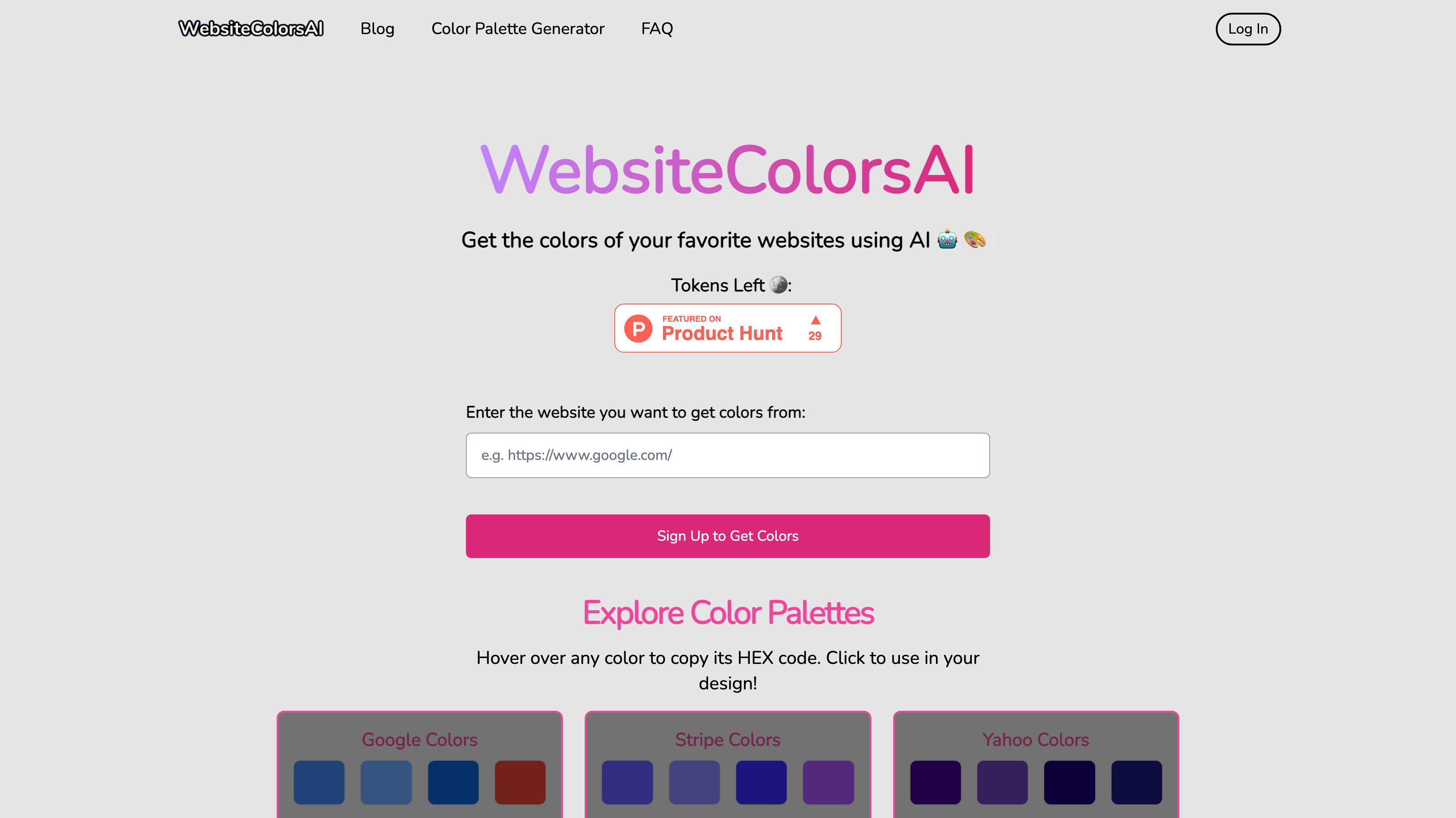 WebsiteColorsAI