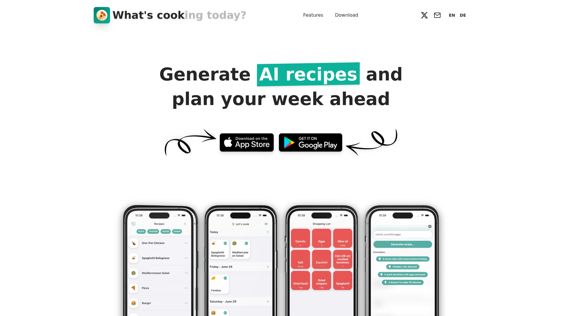 Whats Cooking: Meal Planner