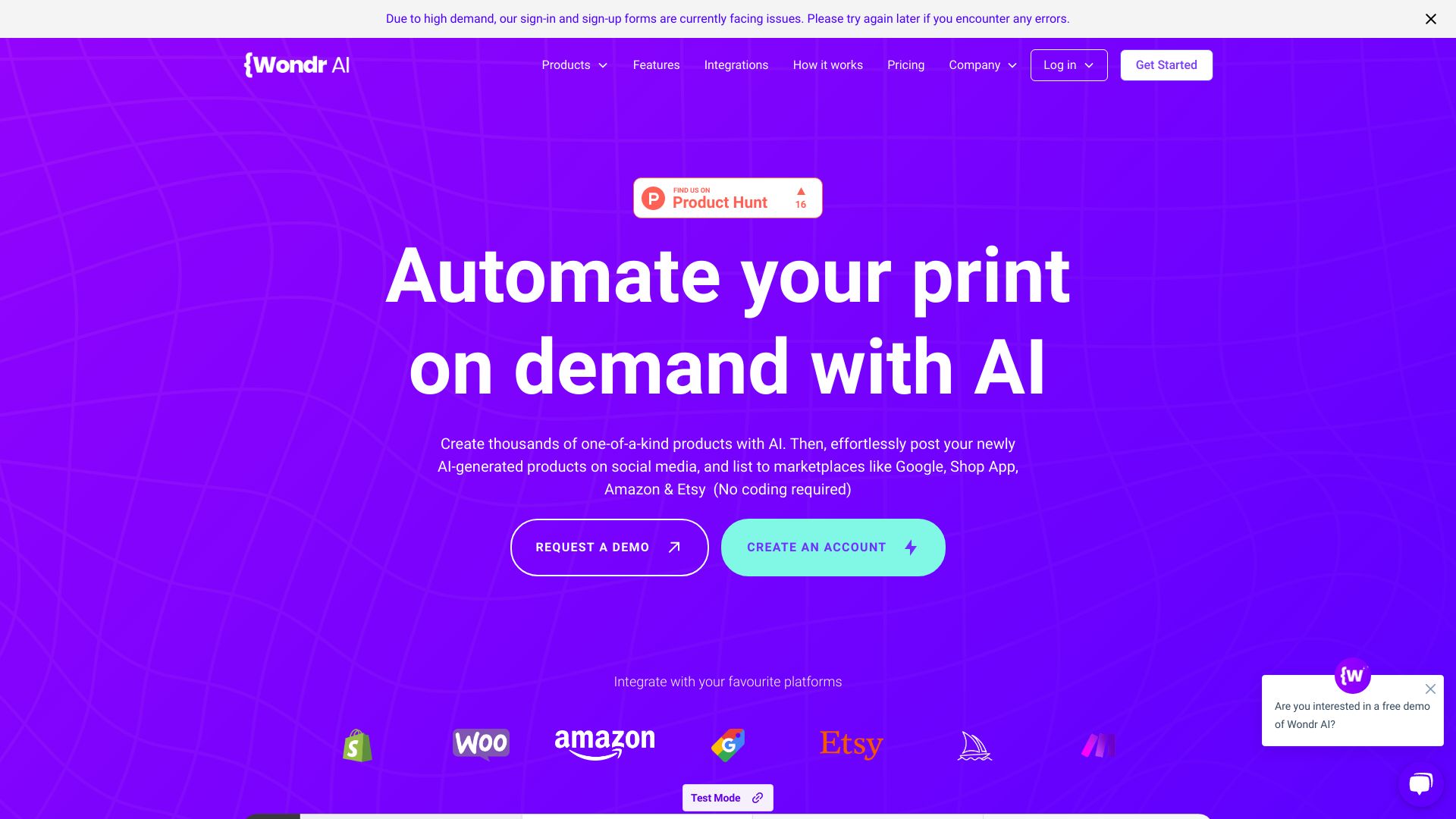 Wondr AI – AI Print on Demand Automation