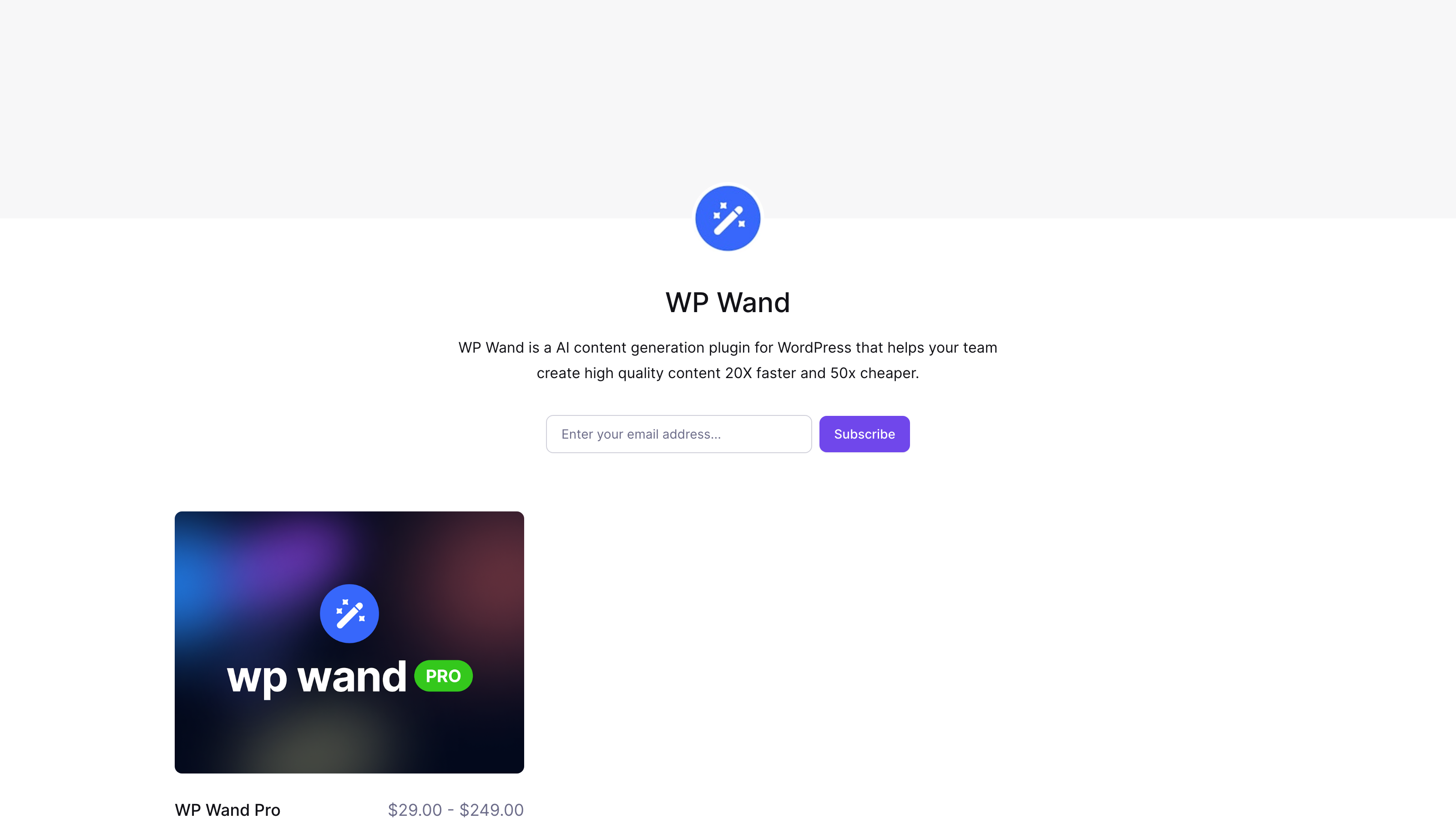 WP Wand