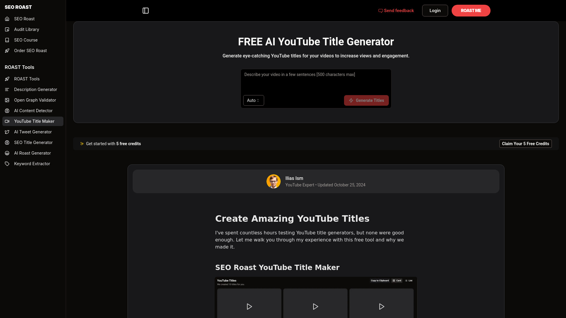 YouTube Title Generator