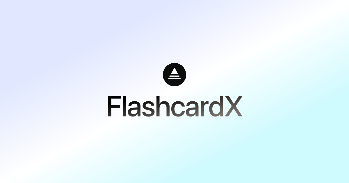 FlashcardX